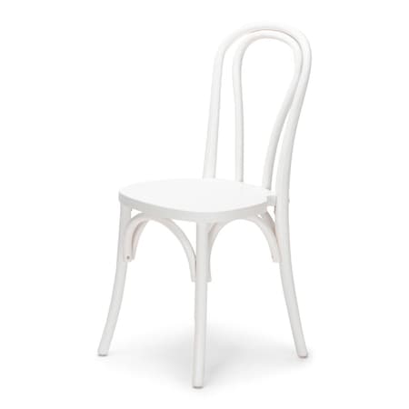 Atlas Commercial Products Madison Bentwood Chair, White BWC45WH